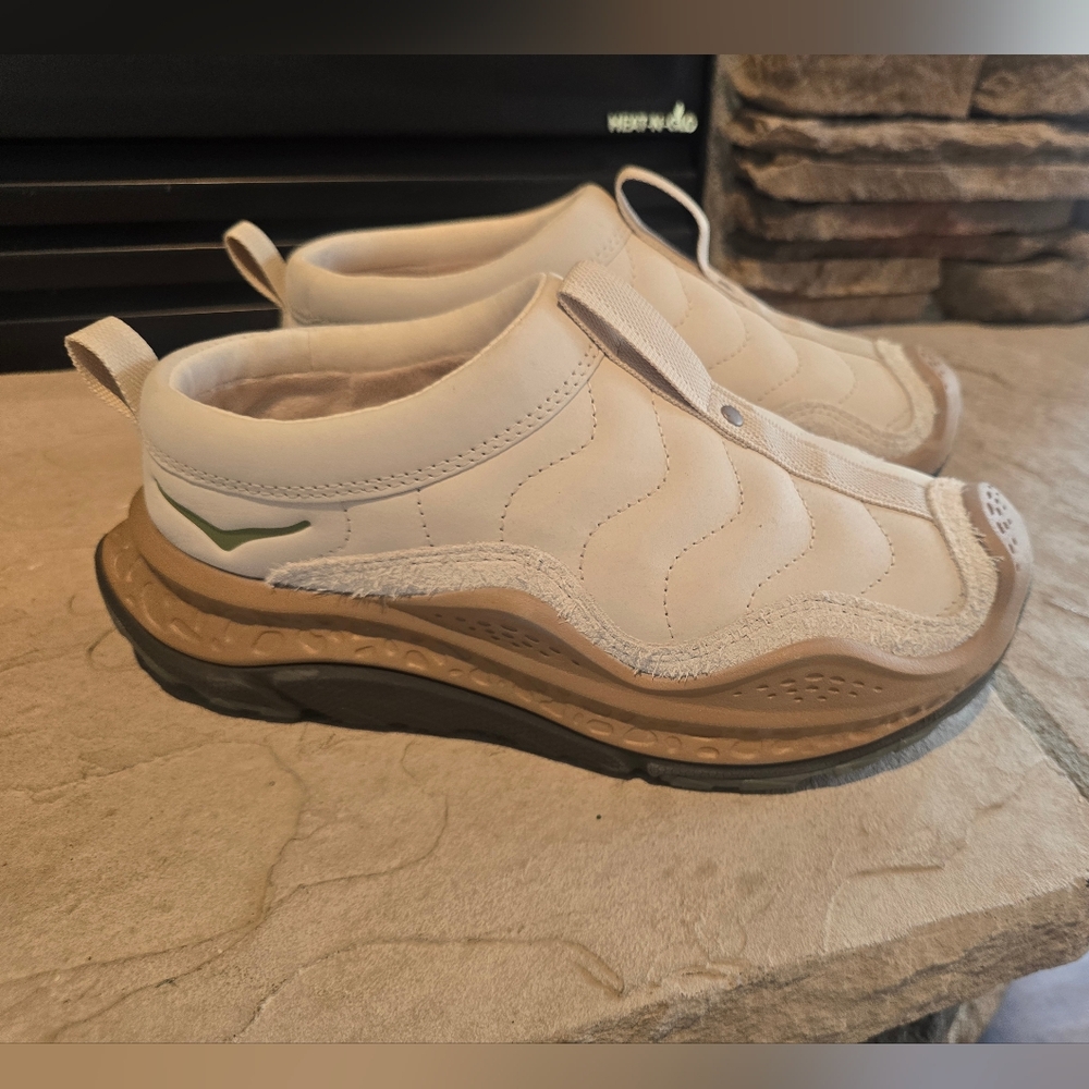 Hoka Ora Primo Recovery Slip On Sneakers Cream Womens 8